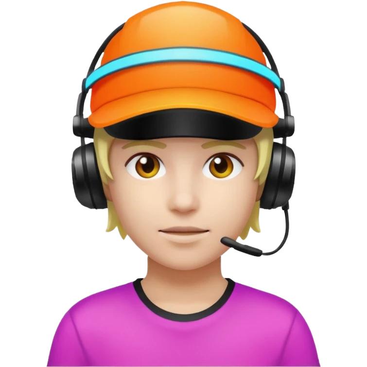 Neon Visor Gamer emoji