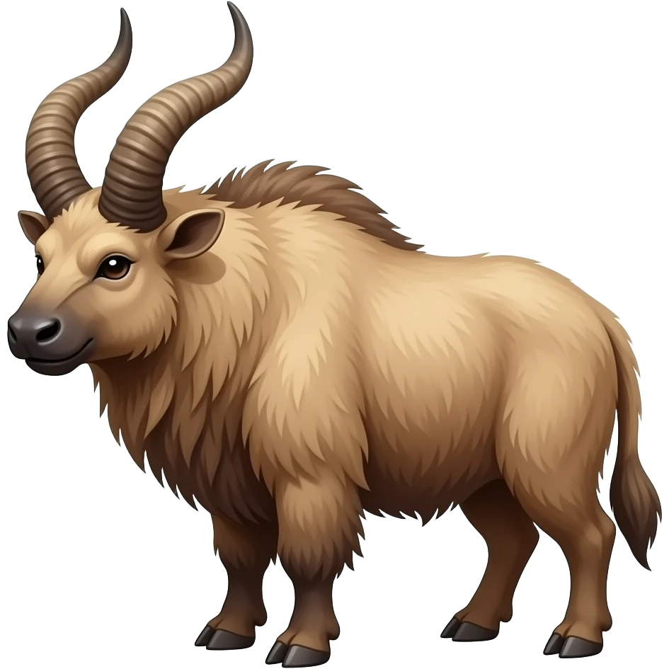 Banthas were a species of large, hairy mammals with sharp, spiraling horns. They inhabited the desert planet Tatooine, though they were bred on many worlds throughout the galaxy. They were social herd animals, emoji