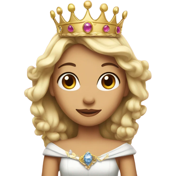 Princess with a crown emoji