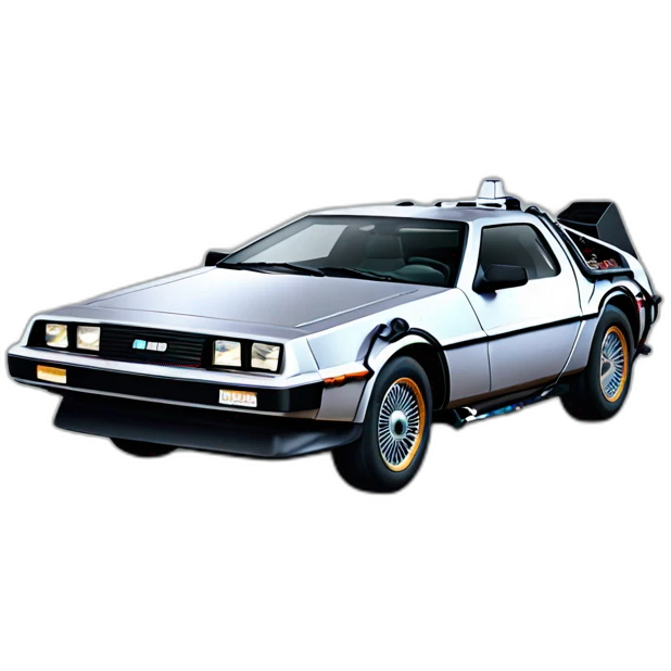 back to the future car emoji