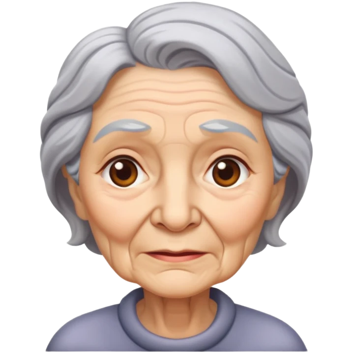 old woman emoji