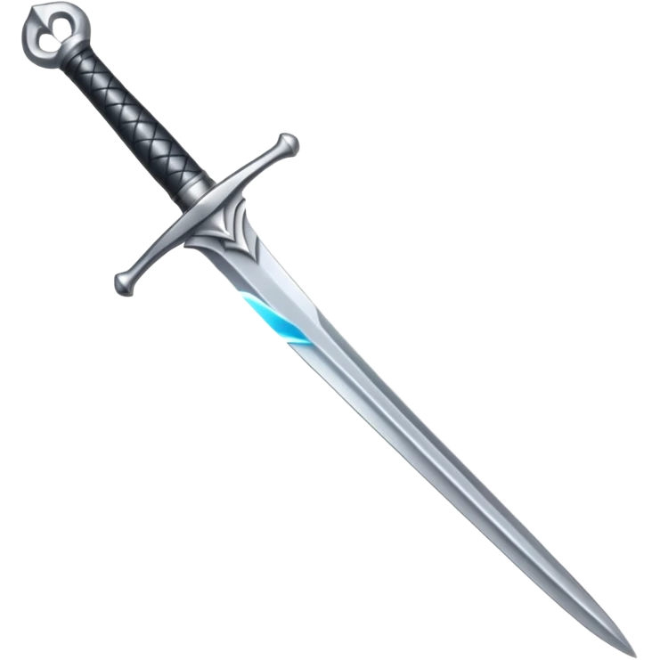 silver dagger sword emoji
