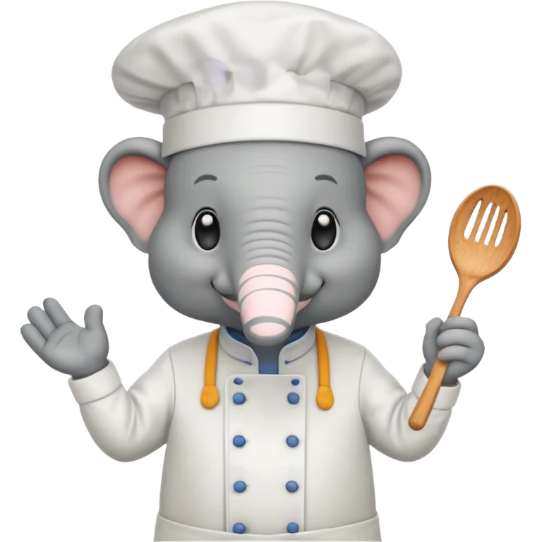 chef elephant emoji
