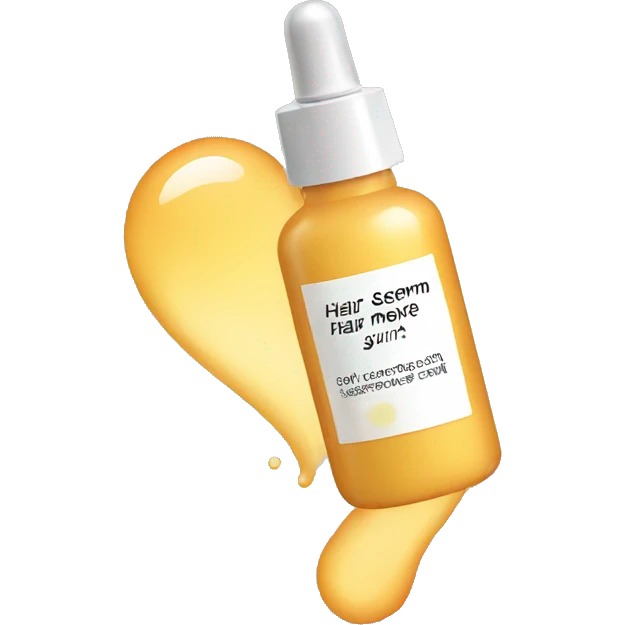 Hair serum emoji