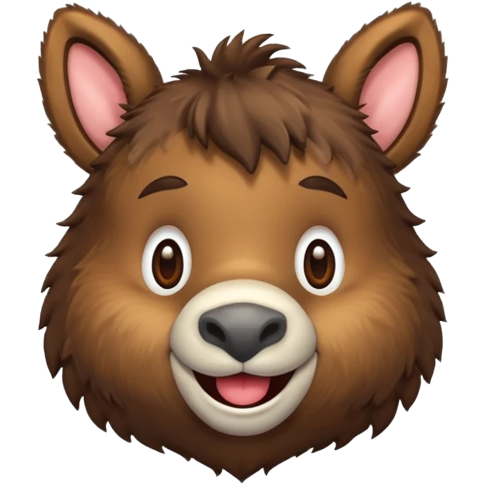 Donkey bear emoji