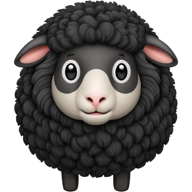 Black sheep emoji