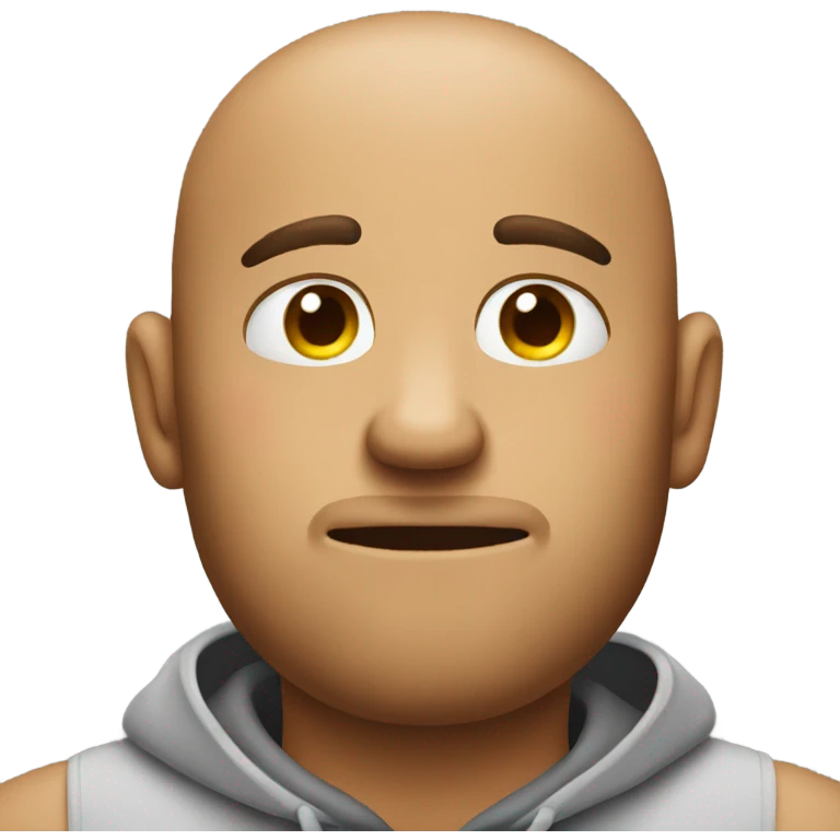 Person with half cold emoji face half hot emoji face emoji