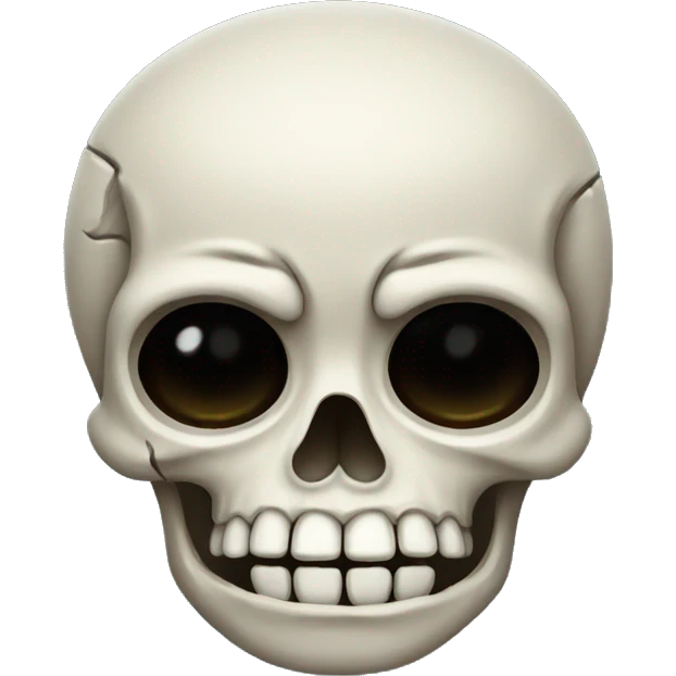 A crying skull emoji
