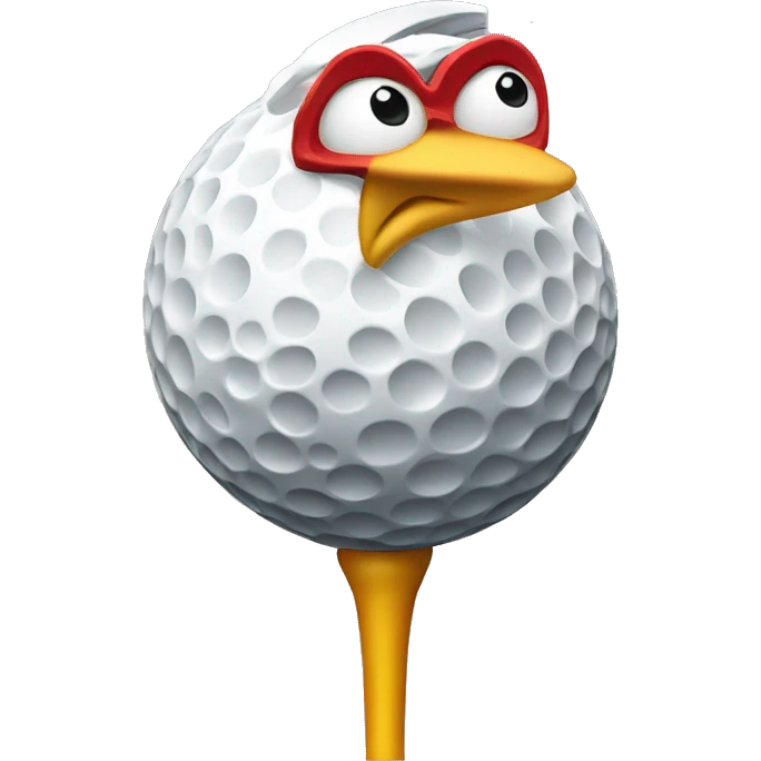A birdie golf  emoji