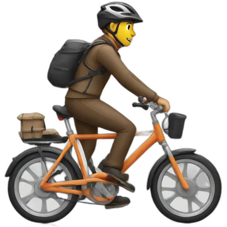 Driving on bike  emoji