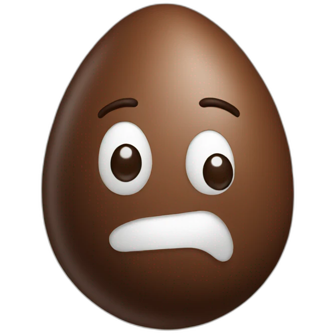 chocolate egg emoji