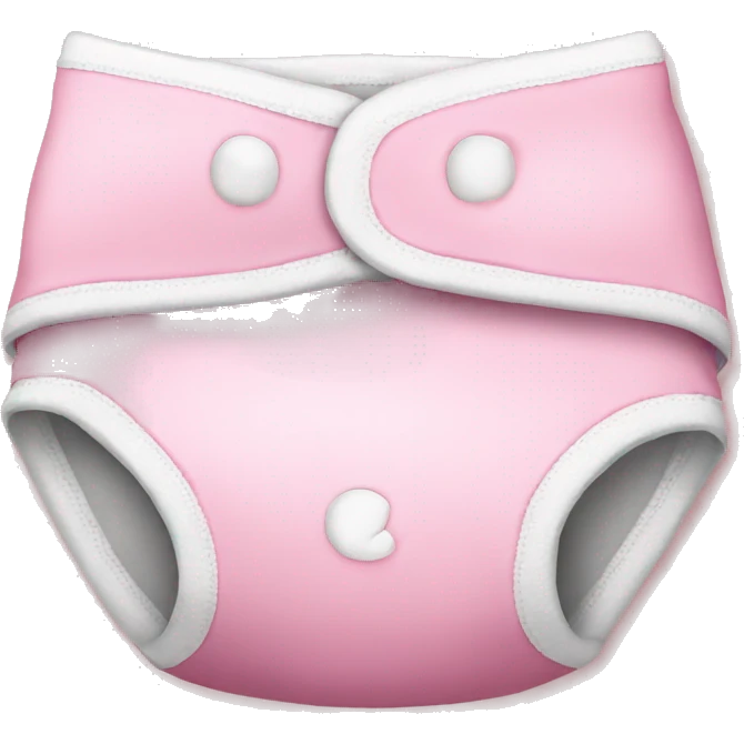 Pink diaper cover emoji