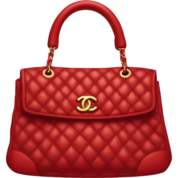 Red Chanel handbag emoji