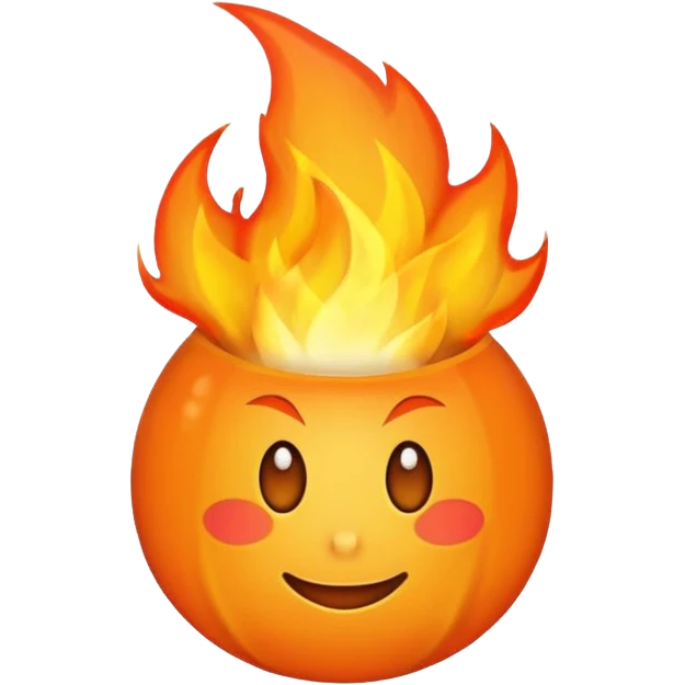 As un fuego de lado  emoji