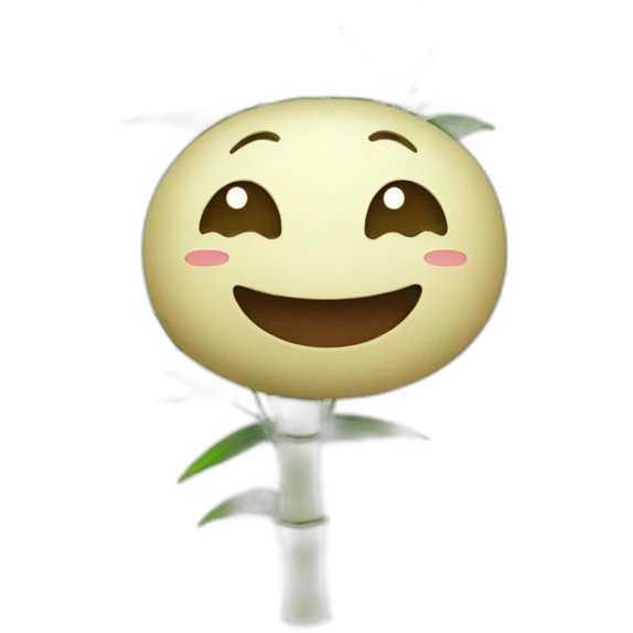 happy bamboo emoji