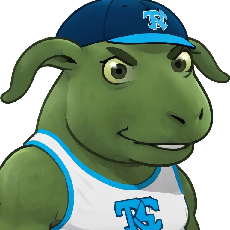 Unc tarheels ram mascot emoji