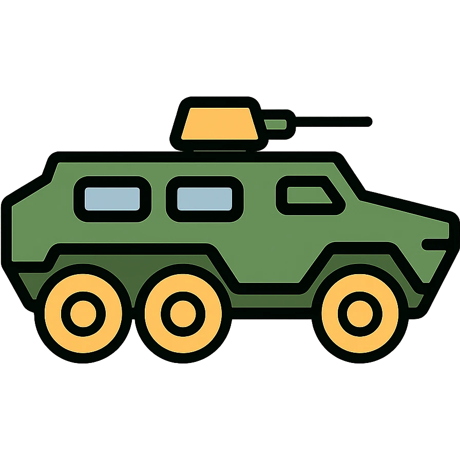 armored personnel carrier military vehicle emoji