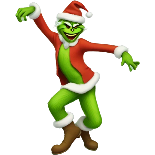 dancing grinch emoji