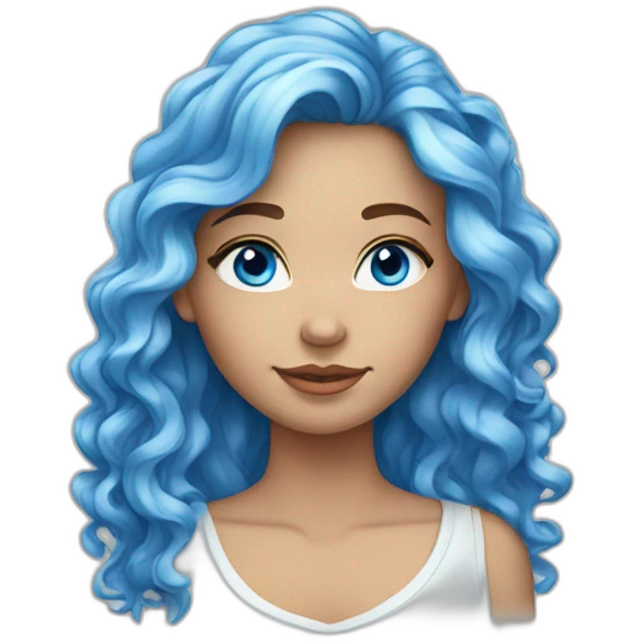 girl-blue-eyes-long-curly-hair emoji