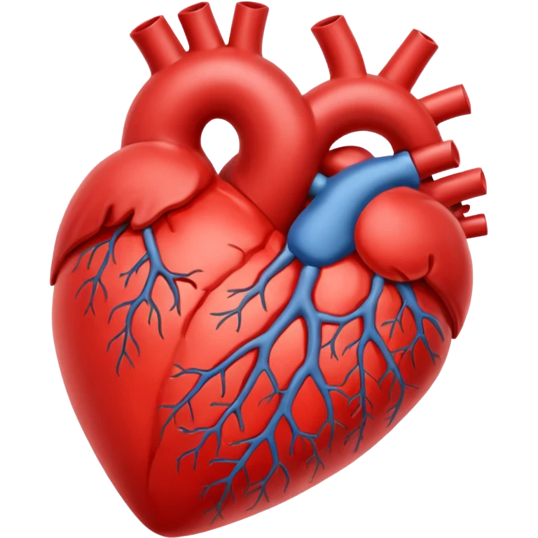 Split this emoji in half: 🫀 emoji