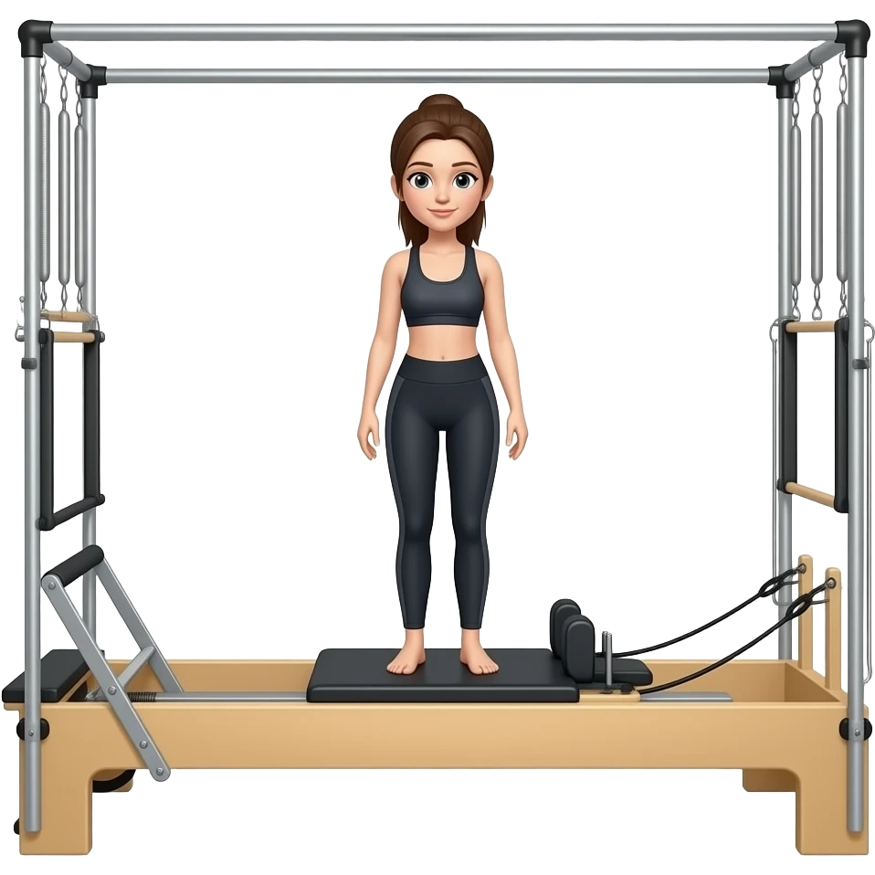 woman on pilates reformer emoji