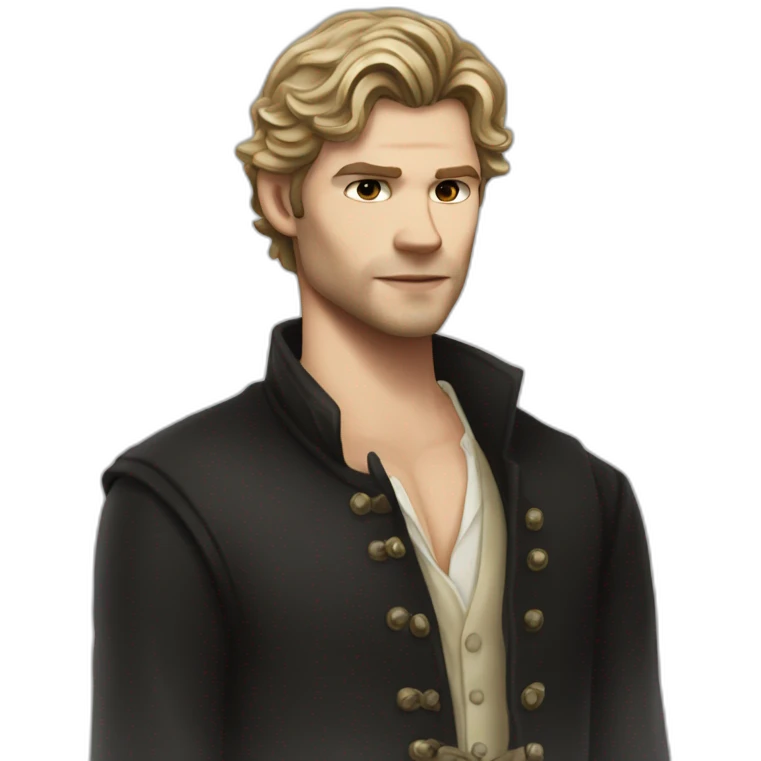 Klaus mikaelson realistic detailed emoji
