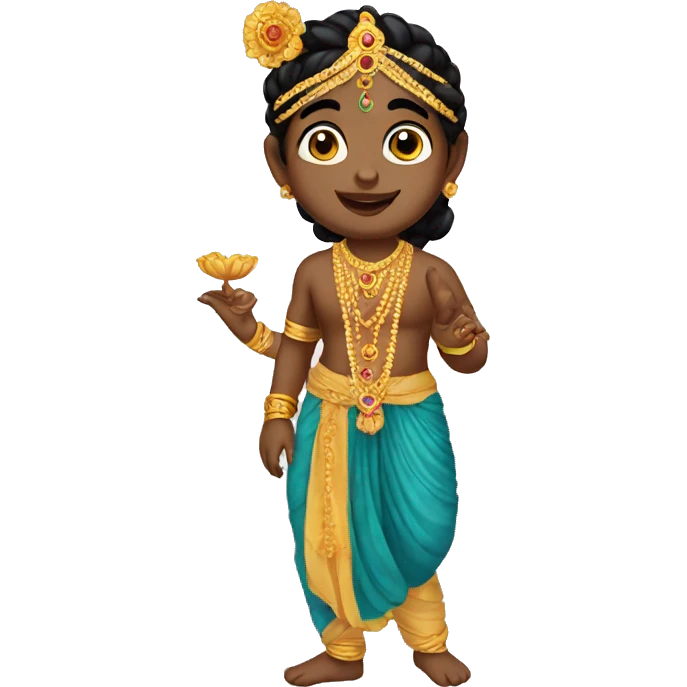 Childhood krishna emoji