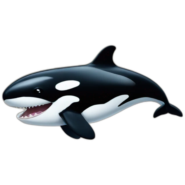 orca face laughing emoji