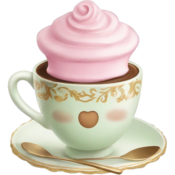 Coffee laduree  emoji