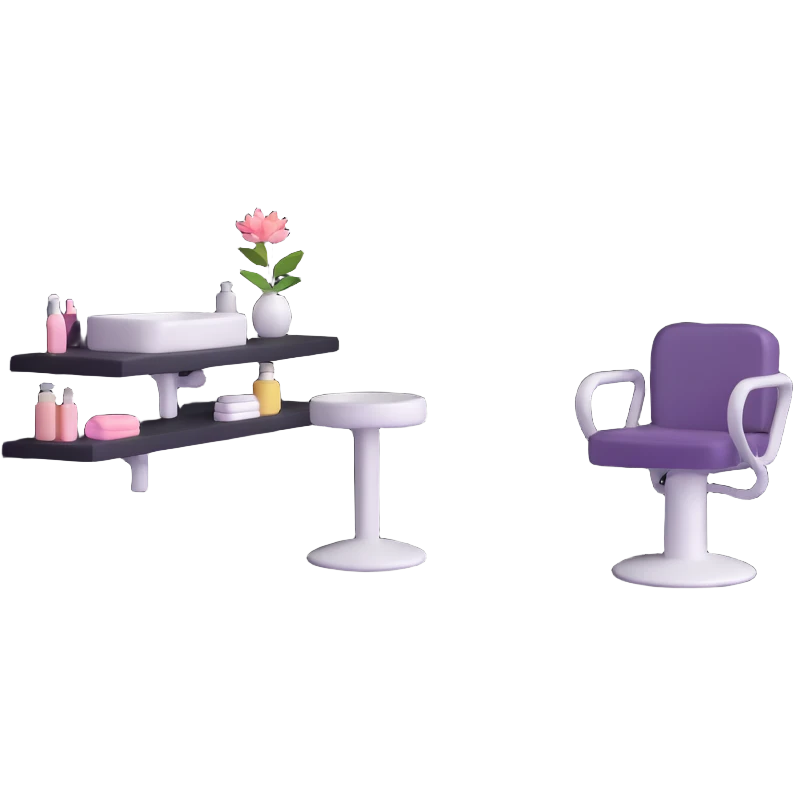 Salón de belleza con servicio de depilación emoji