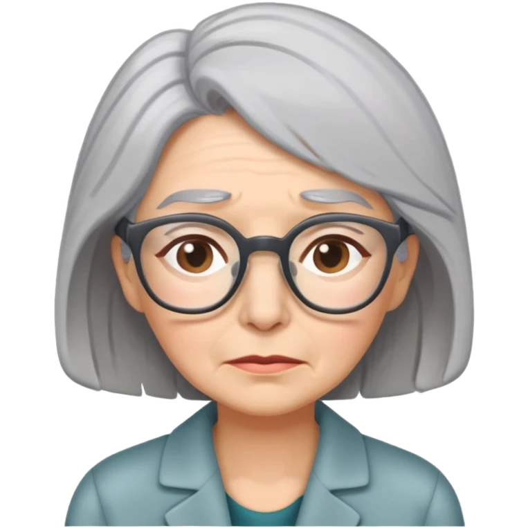 Tired menopause woman emoji