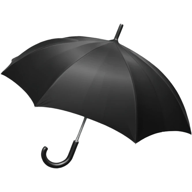 black closed umbrella emoji