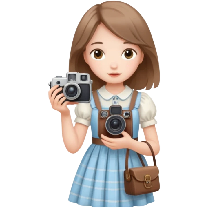 aestetic camera cottage core cute light emoji