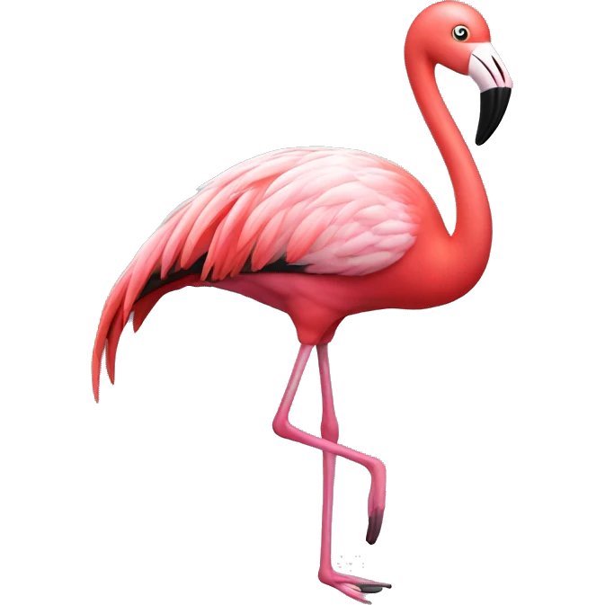 Dancing flamingo emoji
