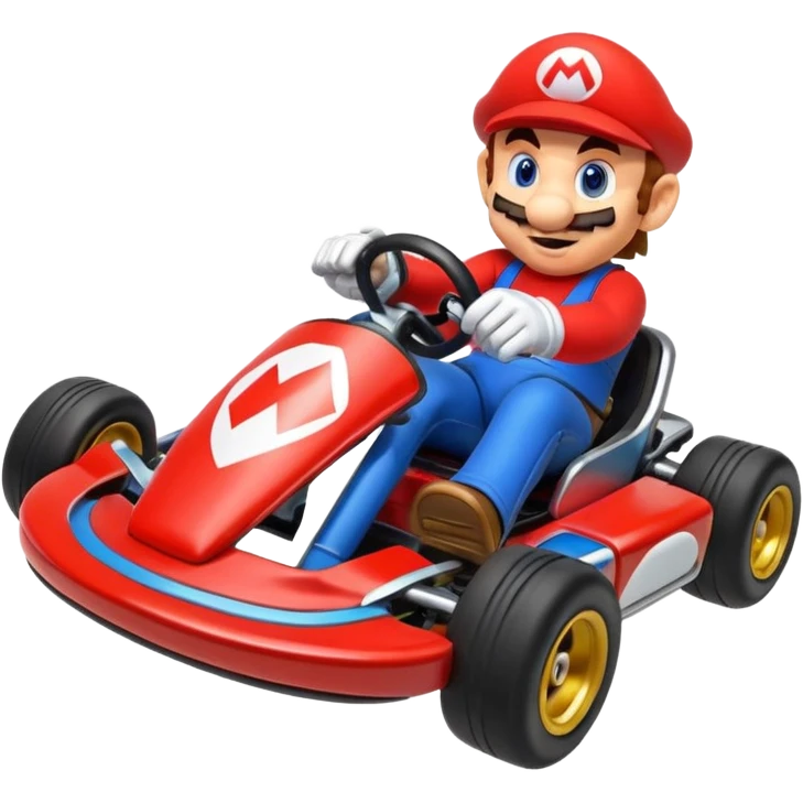 Mario kart running emoji