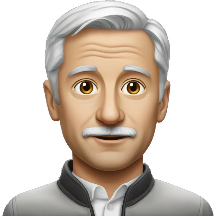 photorealistic Viktor Chernomyrdin emoji