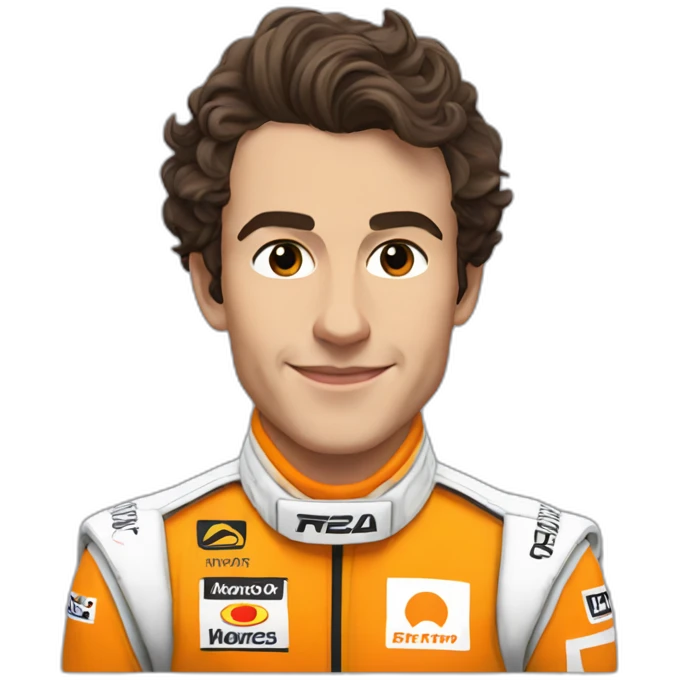 Lando Norris McLaren  emoji