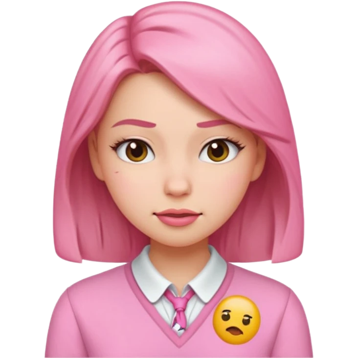Baddie preppy aesthetic cute sassy emoji emoji