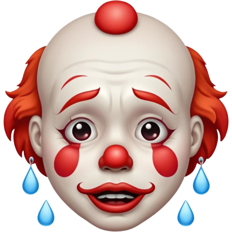 crying clown emoji