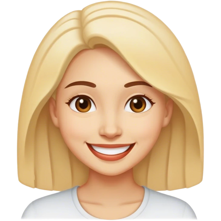 Woman who’s happy emoji