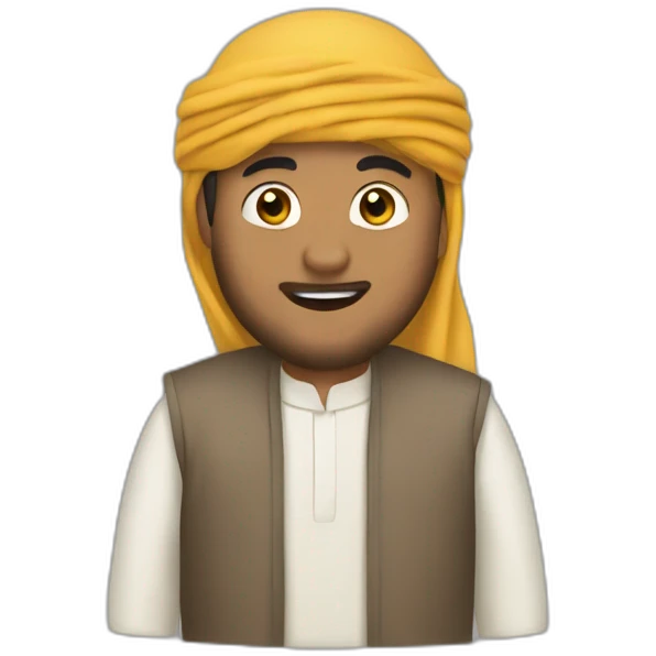 Musulman qui fait un pouce en l’air emoji
