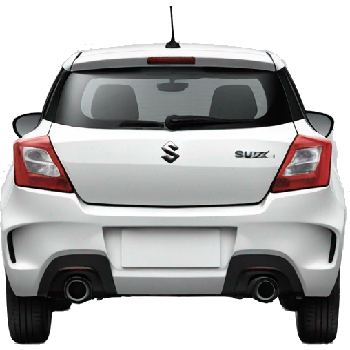 Suzuki swift back view upper camera emoji