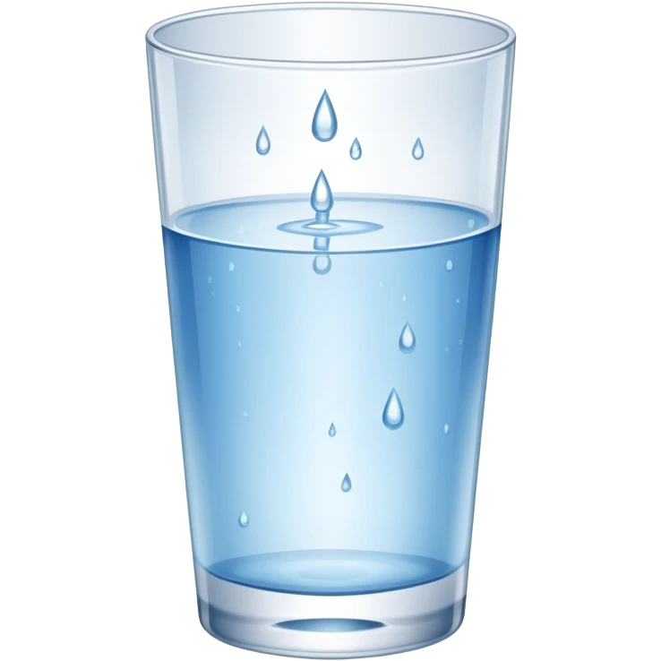 glass of water emoji