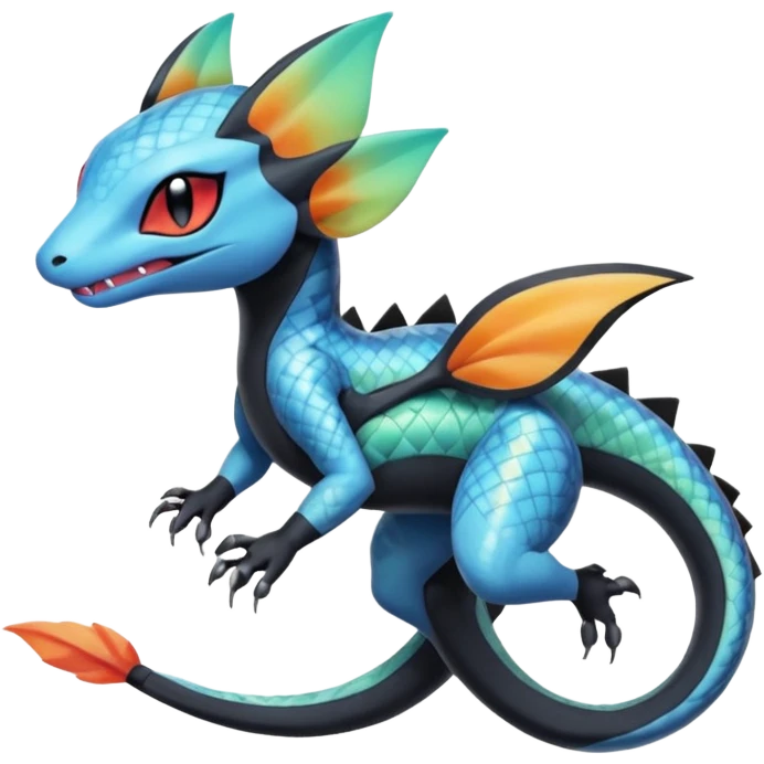 Meloetta-Dewott-Salandit-Nargacuga-Pokémon-Fakémon-fusion-hybrid-creature emoji