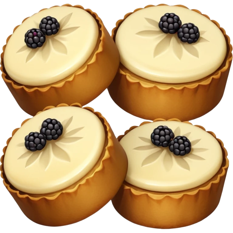 Böğürtlenli kurabiye emoji