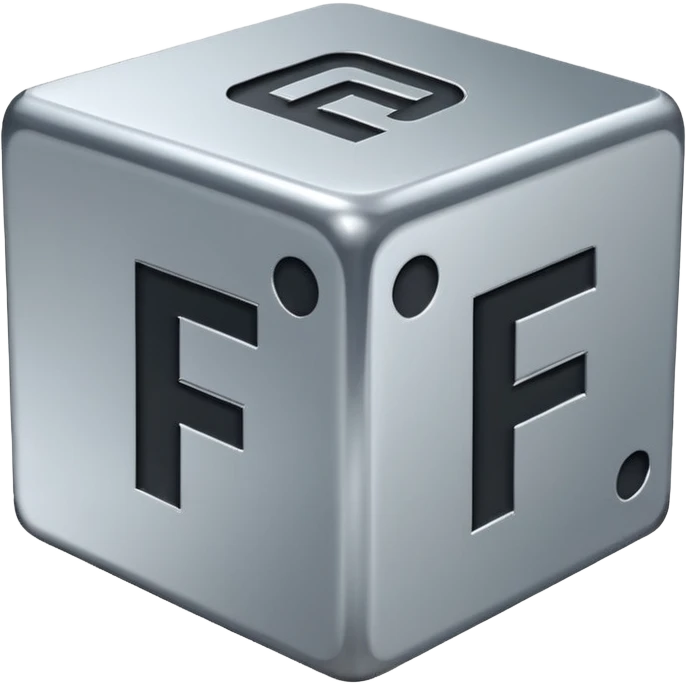 cube with F11# letters on it emoji