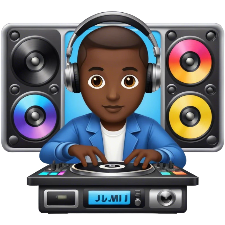 billboard with dj emoji