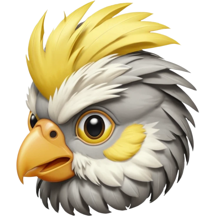cockatiel bird emoji