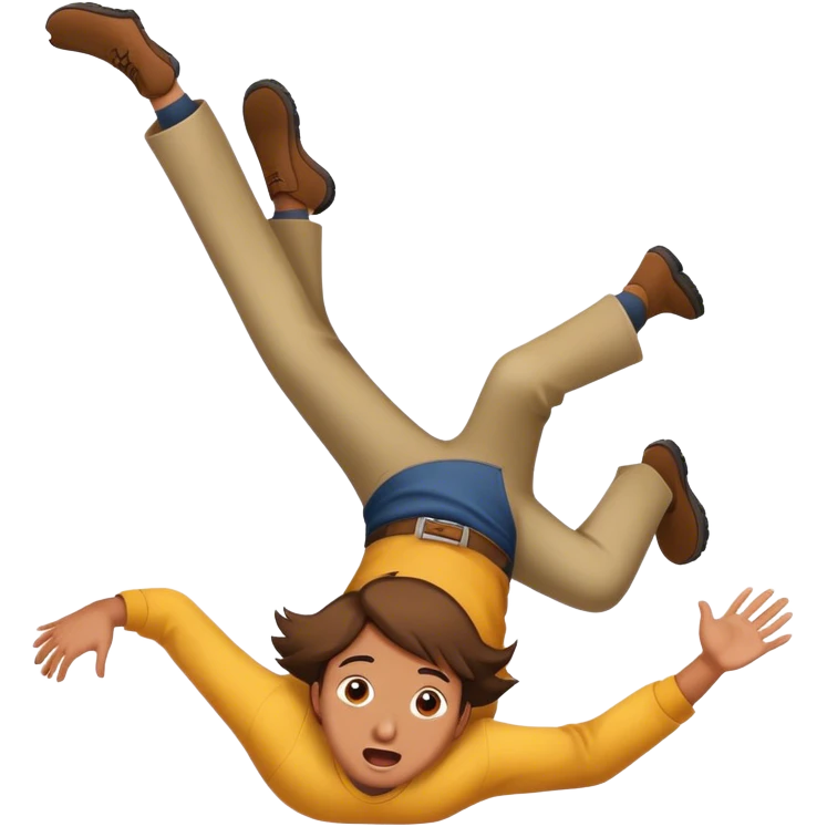 falling from a height emoji