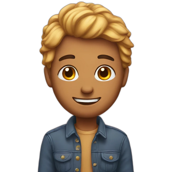 Man in love emoji